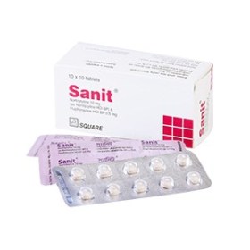 Sanit 0.5/10mg 10pcs SANIT TABLET