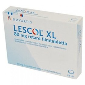 [object object] Home LESCOL XL TABLET 80mg