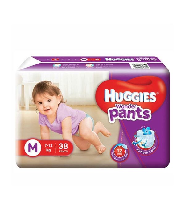 Huggies Wonder Pants Jumbo M 38pcs (7-12kg) 0315977 huggies wonder pants medium 38 7 12 kg 600x674