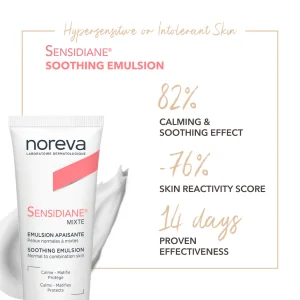 A 40ml tube of Noreva Sensidiane Mattifying Emulsion.