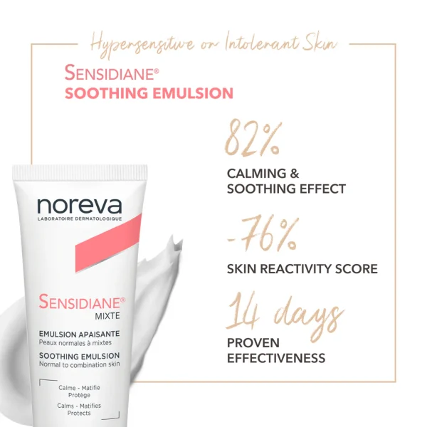 A 40ml tube of Noreva Sensidiane Mattifying Emulsion.